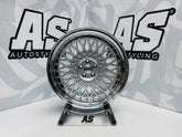 18” AS- HRE 501 5/100  WHEELS SILVER